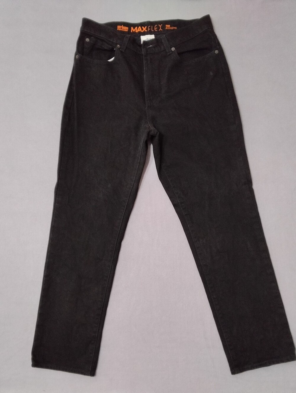 Urban Pipeline Maxflex Athletic Fit Black Denim Jeans 32x30 Men's Straight Leg